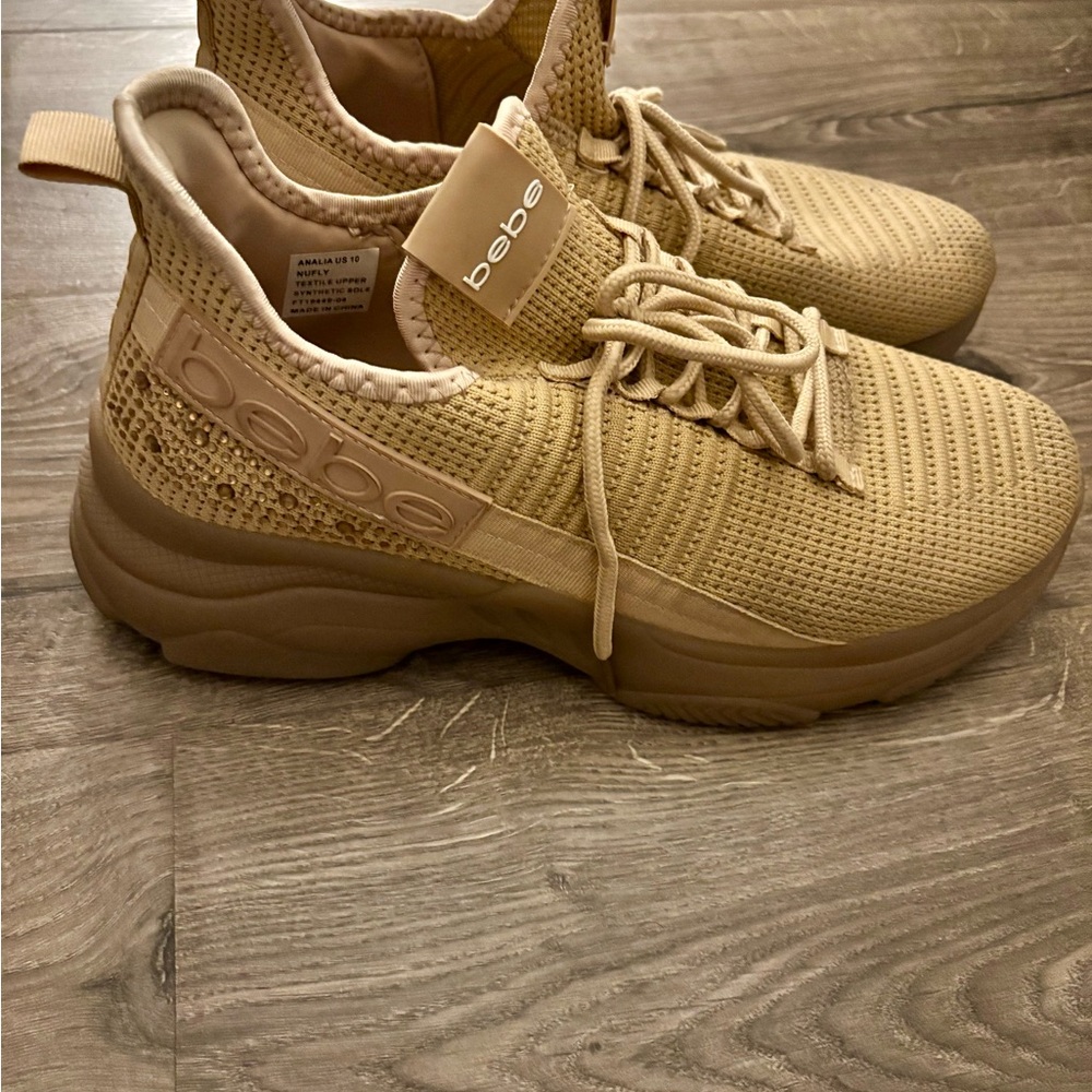 Bebe Women's Tan Sneakers